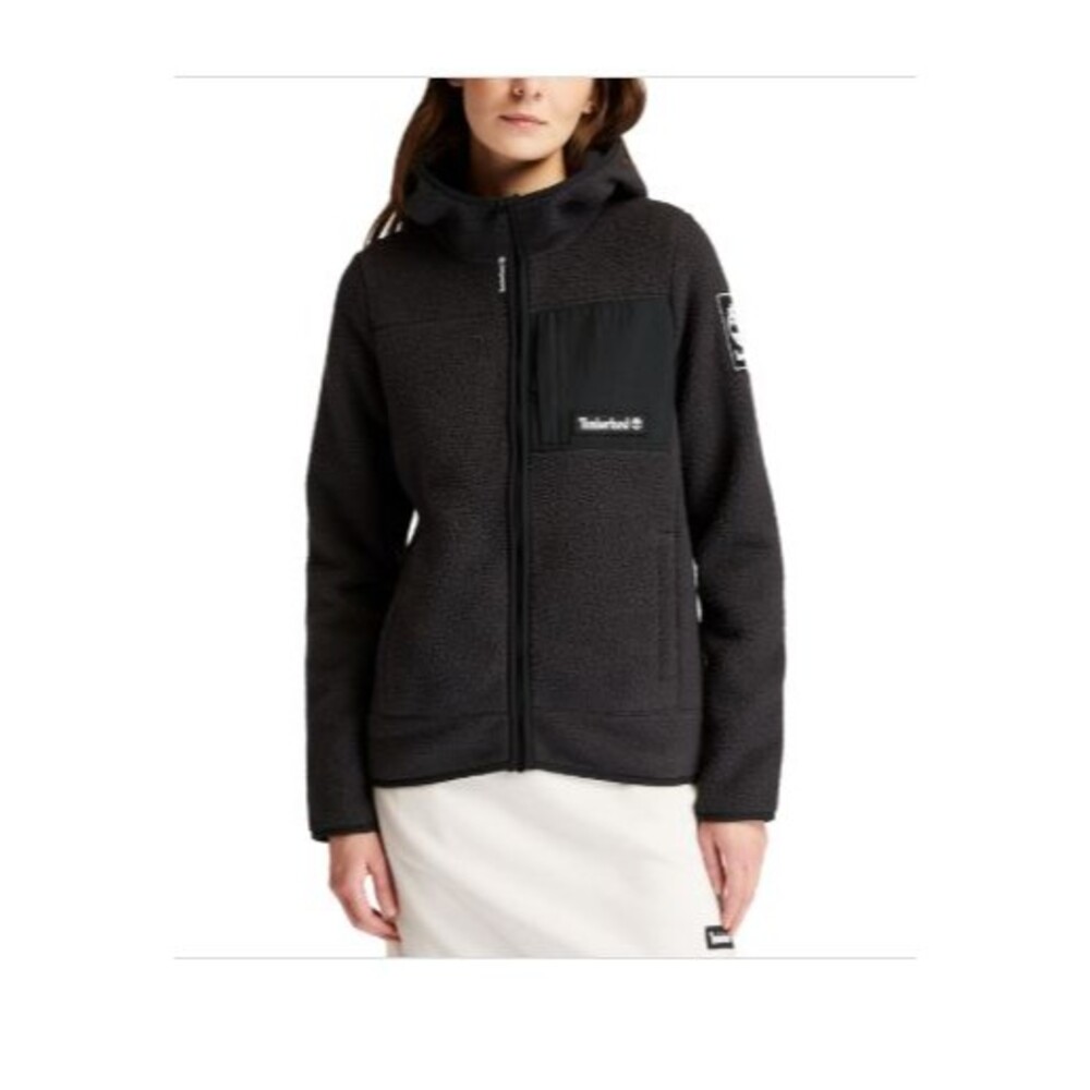 Timberland Womens Fleece Jacket Black Size XS